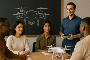 Leia mais sobre o artigo Curso de Drone: aprenda a pilotar do zero ao avançado